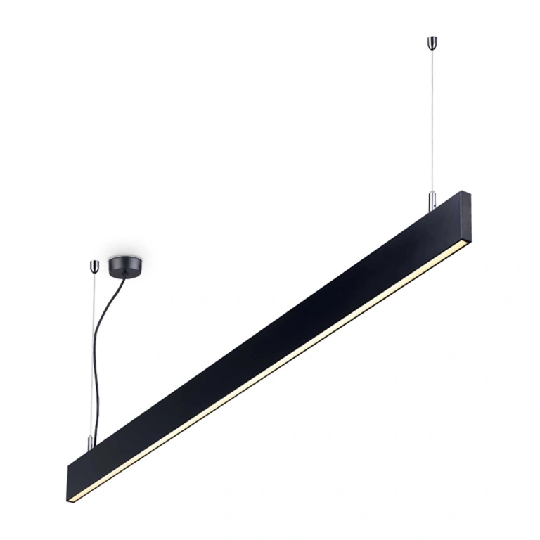 Пендел linus, black, ideal lux, led 34w, 4000k, 3850lm, 268217
