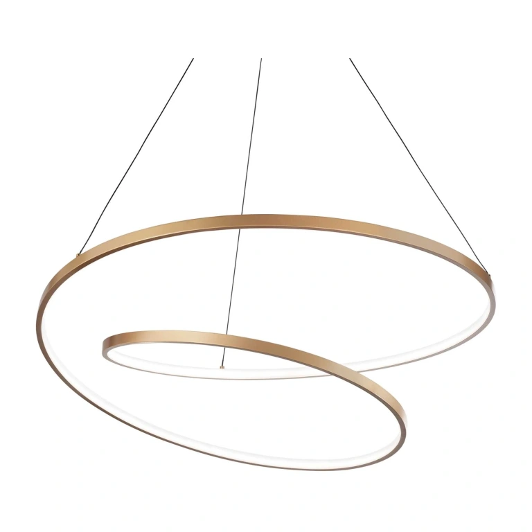 пендел oz, brass, ideal lux, led 59w, 3000k, 6000lm, 269467