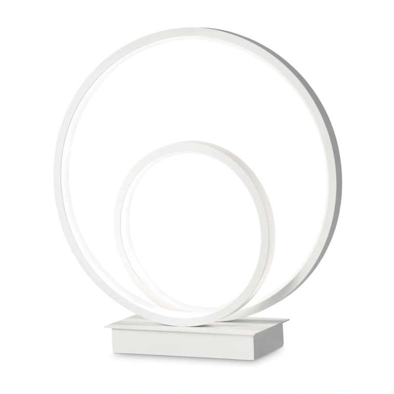 настолна лампа oz, white, ideal lux, led 23w, 3000k, 2000lm, 269474