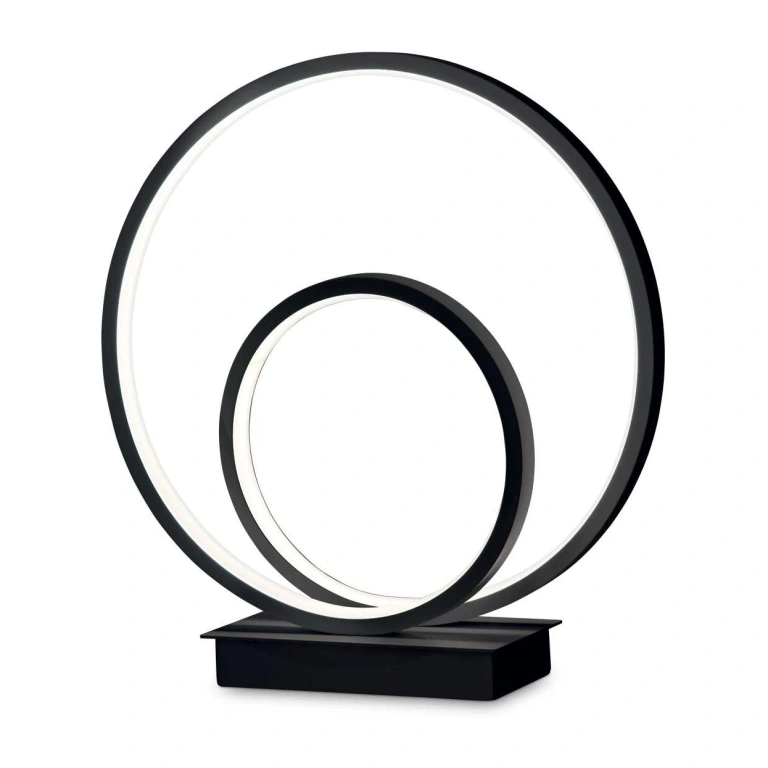 Настолна лампа oz, black, ideal lux, led 23w, 3000k, 2000lm, 269481