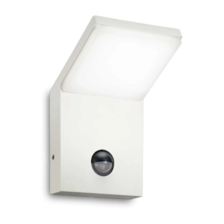 Градински аплик style, white, ideal lux, led 9,5w, 3000k, 750lm, sensor, 269146