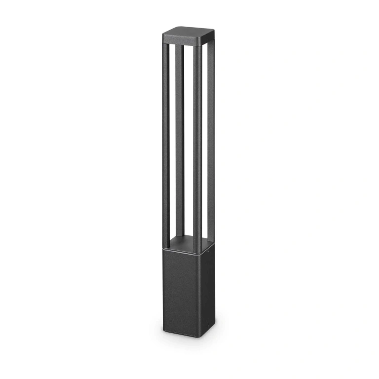 Градински стълб tifone, anthracite, ideal lux, led 8.5w, 3000k, 720lm, 250953