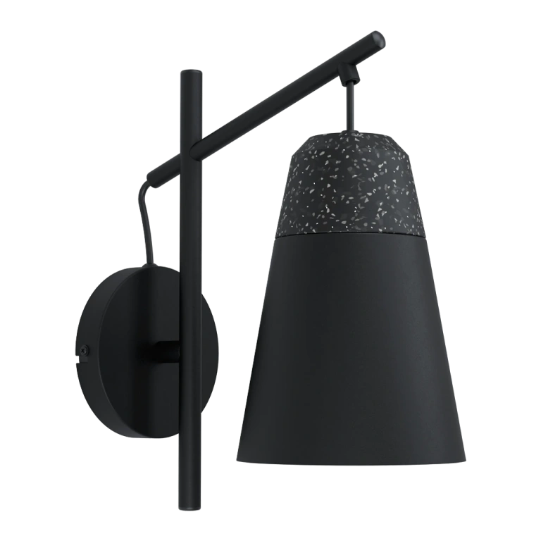Аплик canterras, black/grey/white, eglo, 1xE27, 99546