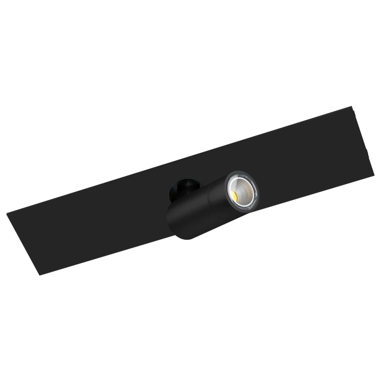 спот за монофазна шина за външен монтаж tp spotlight, black, eglo, led 9w, 3000k, 1200lm, 98817