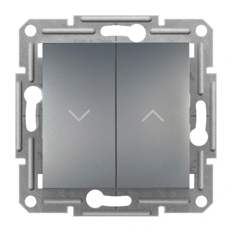 ключ за управление на щори, asfora, стомана, schneider, 10ax-250v ac, eph1300562
