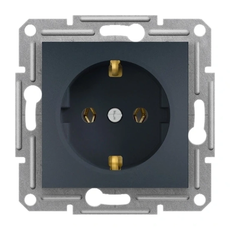контакт, asfora, антрацит, schneider, 16a-250v ac, eph2900171