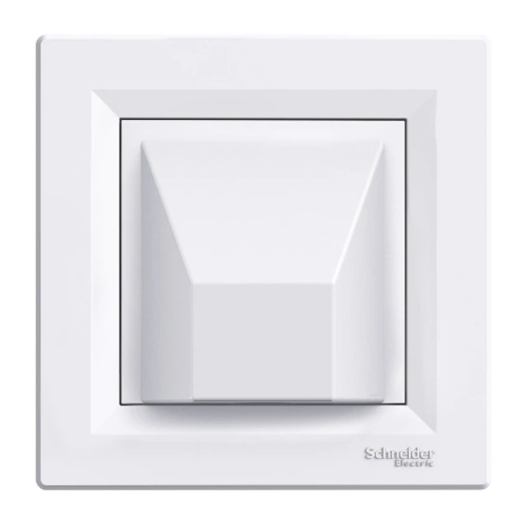 Кабелен излаз с рамка 230v ac, 50hz, asfora, бял, schneider, eph5500121