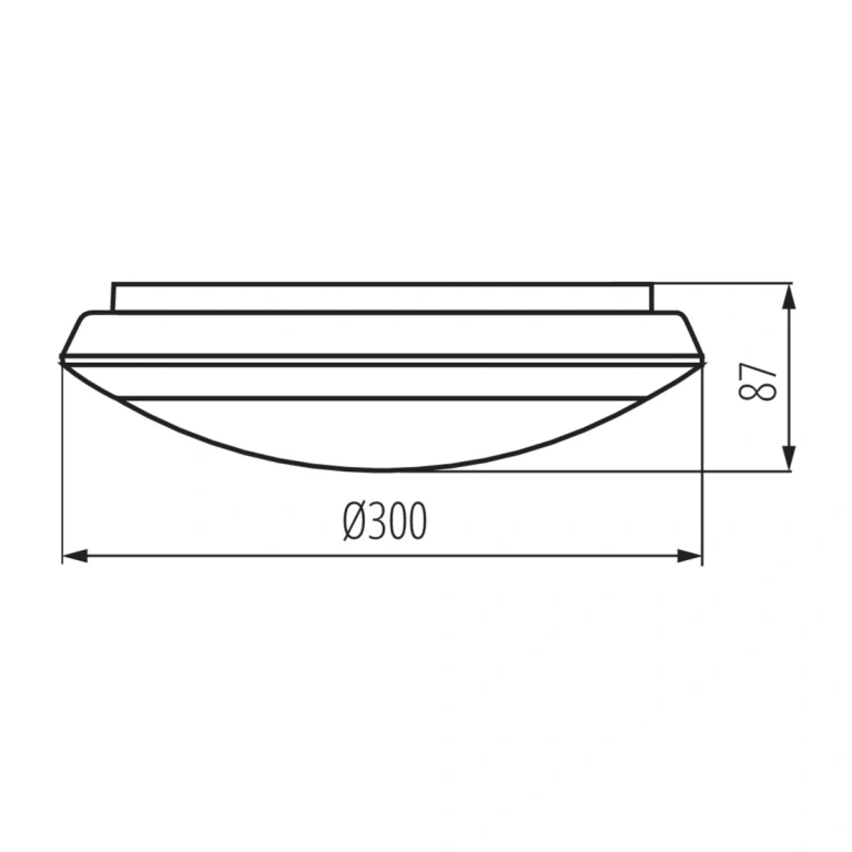 Плафон daba pro, white, kanlux, led 26w, 4000k, 2800lm, sensor, 19066
