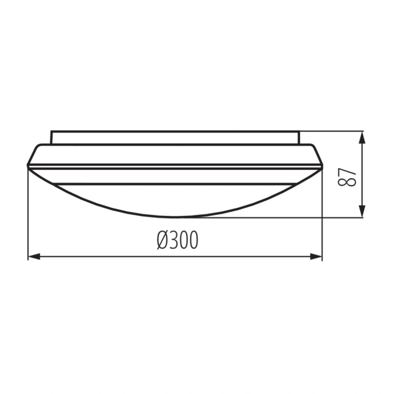 Плафон daba n led smd, white, kanlux, led 16w, 4000k, 1300lm, sensor, 19062