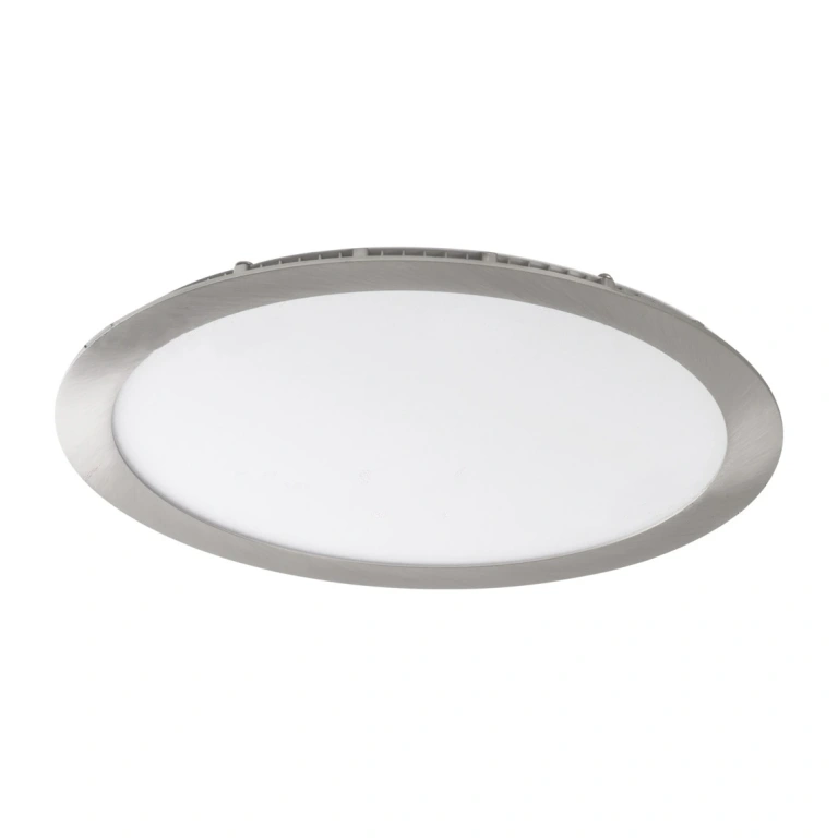Led панел за вграждане rounda v2led, nickel satin, kanlux, led 24w, 4000k, 1700lm, 27220