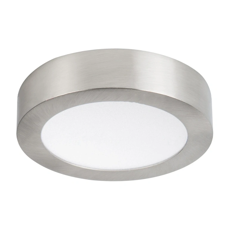 led панел за външен монтаж carsa v2led, nickel satin, kanlux, led 12w, 4000k, 720lm, 27210
