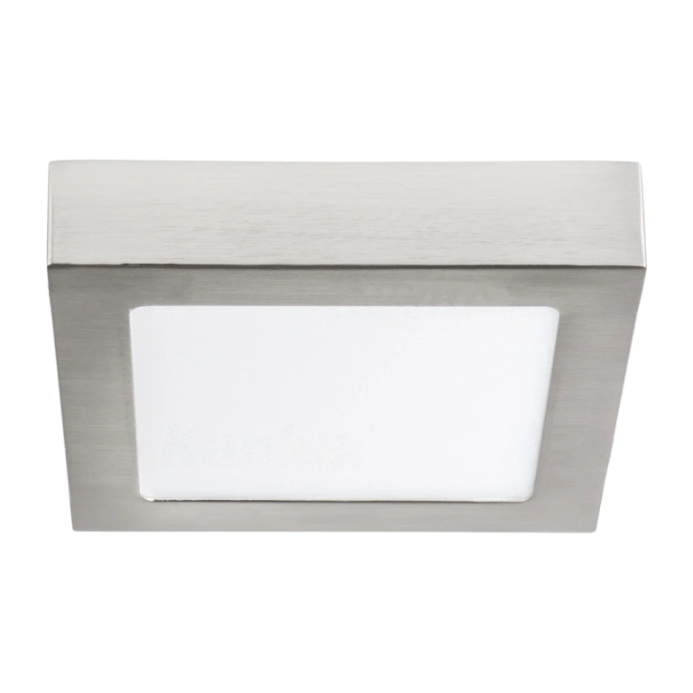 led панел за външен монтаж carsa v2led, nickel satin, kanlux, led 12w, 4000k, 720lm, 27212