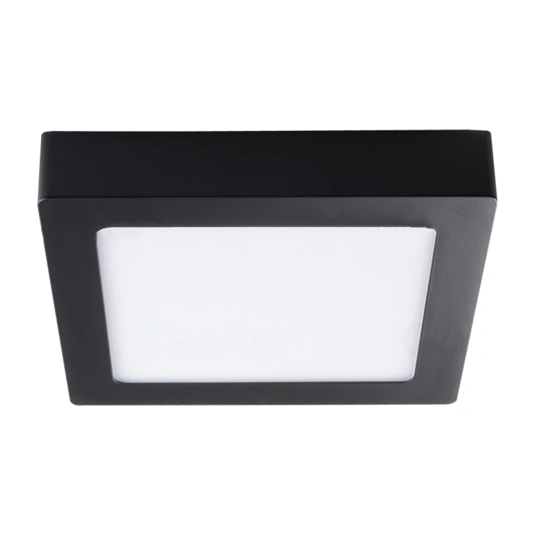 Led панел за външен монтаж carsa v2led, black, kanlux, led 12w, 4000k, 659lm, 33548