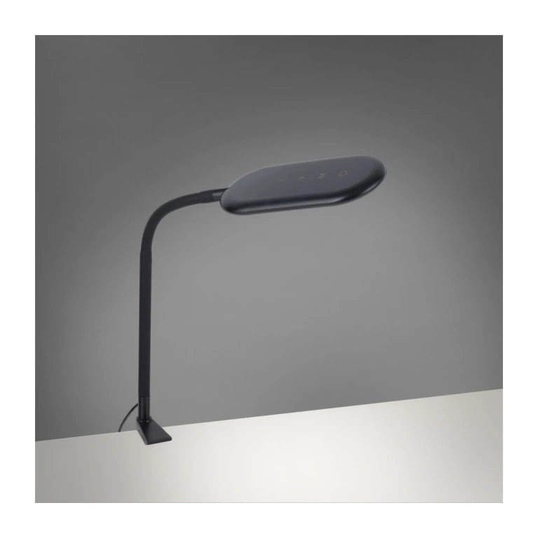 Работна лампа kelly, black/white, leuchtendirekt, led 7w, 3000k-6000k, 1180lm, 14404-18