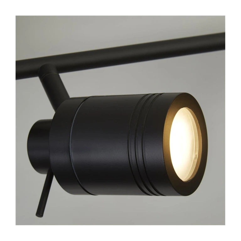 Спот samson, matt black, searchlight, 4xGU10, 3000k, 1400lm, 6604bk