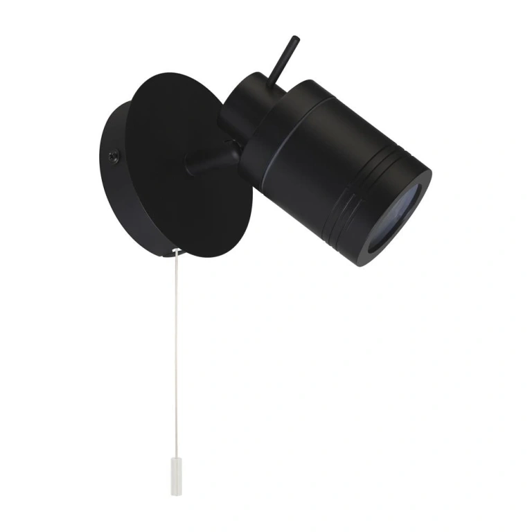 Аплик samson, matt black, searchlight, 1xGU10, 3000k, 350lm, 6601bk