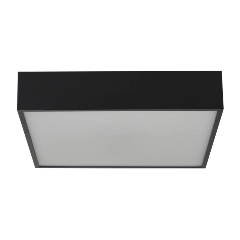 Плафон zeus, matt black/opal, searchlight, led 15w, 3000k, 648lm, 72370bk
