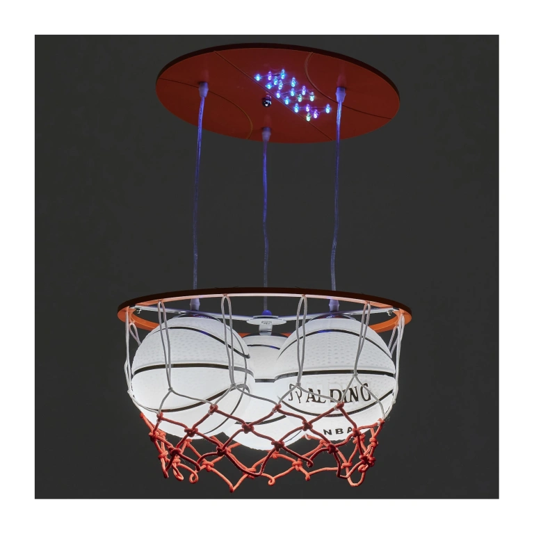 Полилей Sport, оранжев, elbulgaria, led RGB+3xe27, 2436