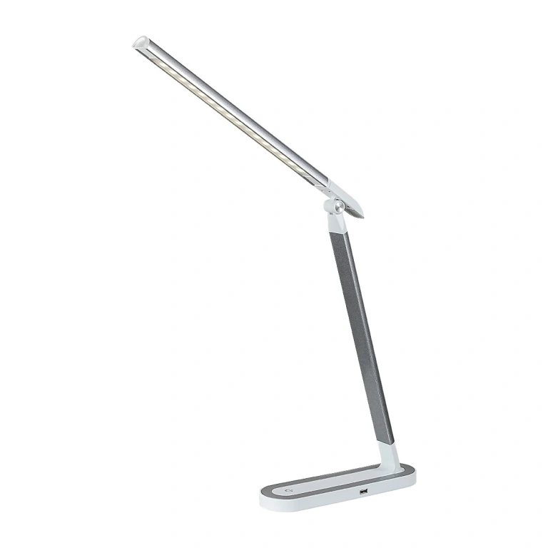 Работна лампа misha, silver/white, rabalux, led 7w, 4000k, 360lm-400lm, 3349