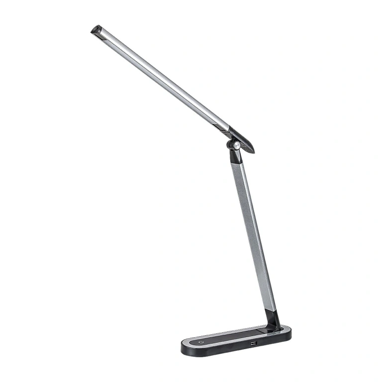 работна лампа misha, silver/black, rabalux, led 7w, 4000k, 360lm-400lm, 3350
