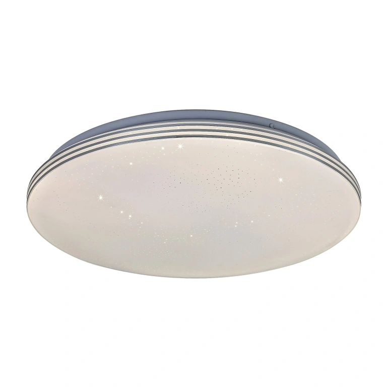Плафон toma, chrome/white/crystal effect, rabalux, led 20w, 4000k, 1400lm, 3874
