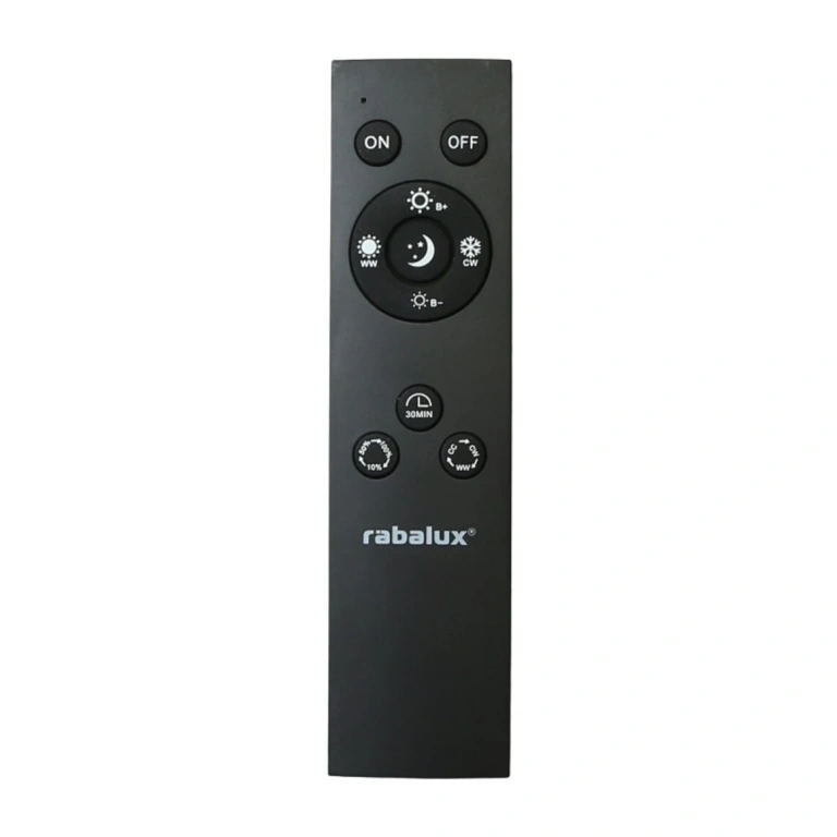 Градински плафон inverness, black/white, rabalux, led 15w, 2700k-6500k, 1300lm, 7774