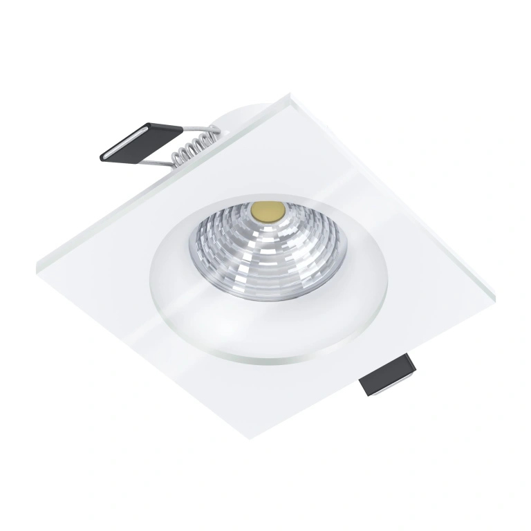 Луна за вграждане salabate, white/clear, eglo, led 6w, 3000k, 380lm, 98239