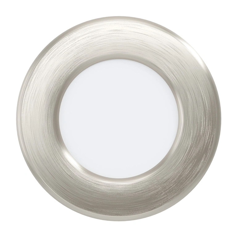 луна за вграждане fueva 5, satin nickel, eglo, led 2.7w, 3000k, 300lm, 99136