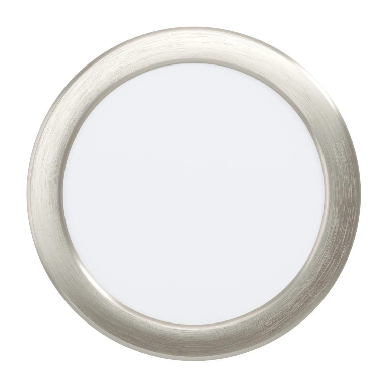 Led панел за вграждане fueva 5, satin nickel/white, eglo, led 10.5w, 4000k, 1350lm, 99154