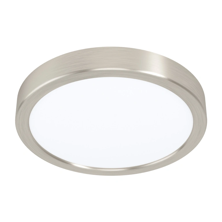 Led панел за външен монтаж fueva 5, satin nickel/white, eglo, led 16.5w, 4000k, 2000lm, 99229
