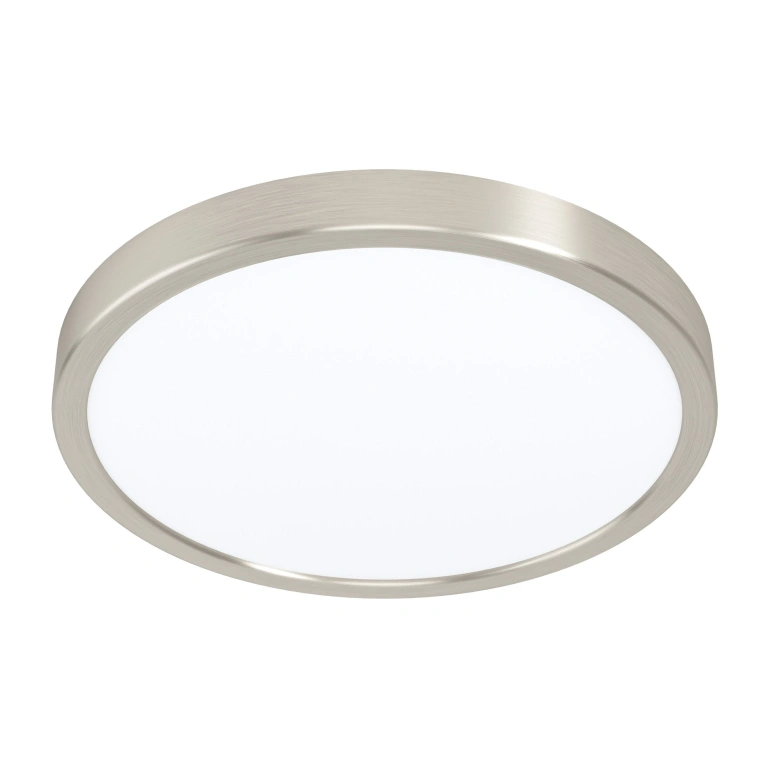 led панел за външен монтаж fueva 5, satin nickel/white, eglo, led 20w, 4000k, 2500lm, 99232