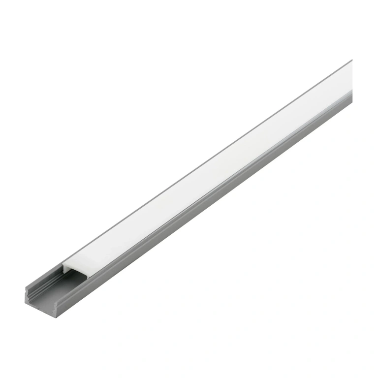 Алуминиев профил за led лента външен монтаж, aluminium/white, eglo, 1m, 98911