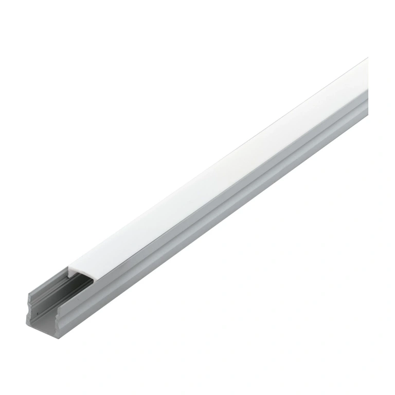 Алуминиев профил за led лента външен монтаж, aluminium/white, eglo, 1m, 98921