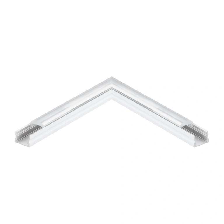 алуминиев профил ъглова връзка за led лента външен монтаж, white/transparent, eglo, 98936
