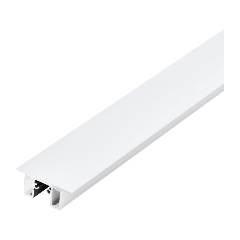 алуминиев профил за led лента, двоен, за стена външен монтаж, white/satined, eglo, 1m, 98971