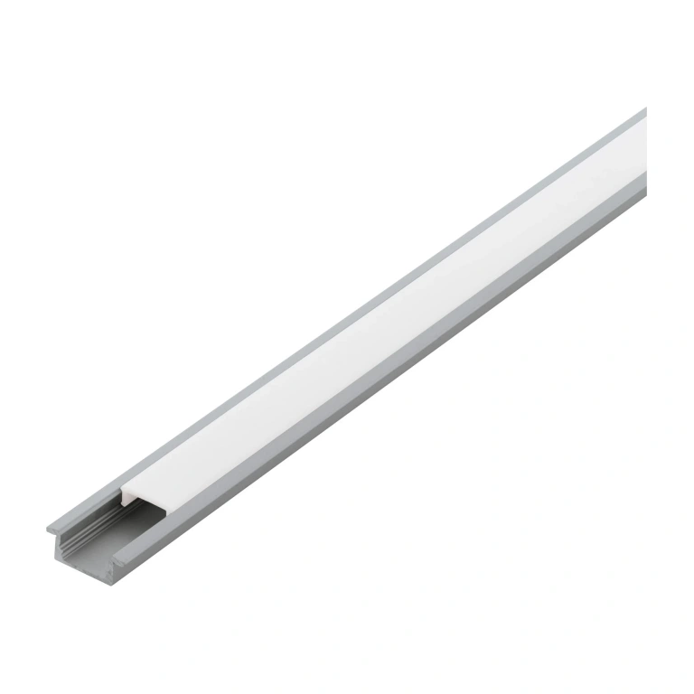Алуминиев профил за led лента, вграден монтаж, aluminium/white, eglo, 2m, 98978