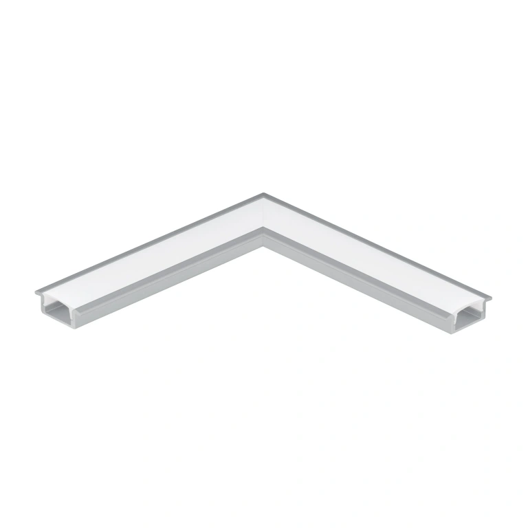 Алуминиев профил ъглова връзка за led лента, вграден монтаж, aluminium/white, eglo, 98979
