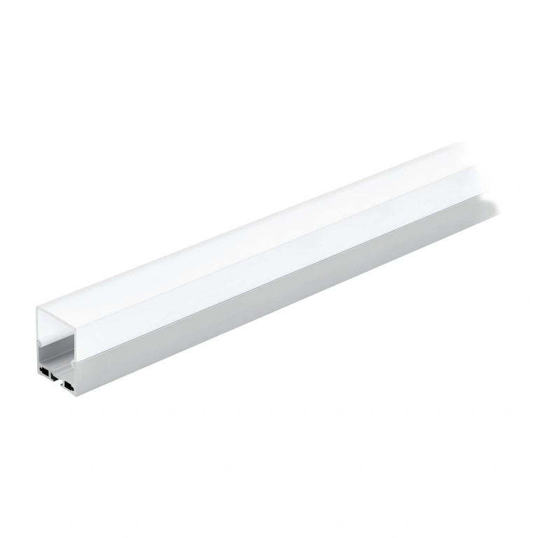 алуминиев профил за led лента, външен монтаж, aluminium/white, eglo, 2m, 99007
