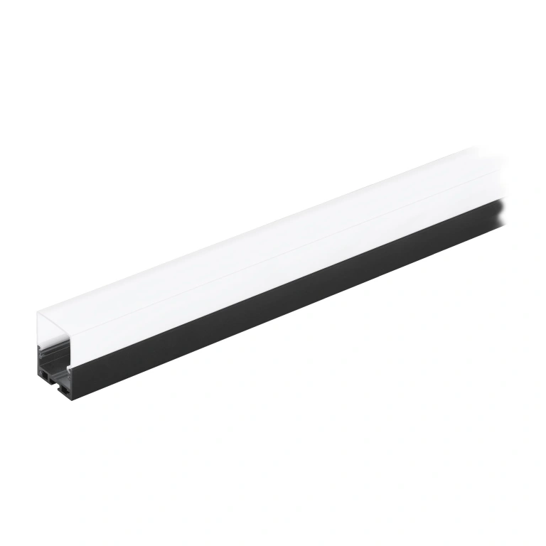алуминиев профил за led лента, външен монтаж, black/white, eglo, 1m, 99011