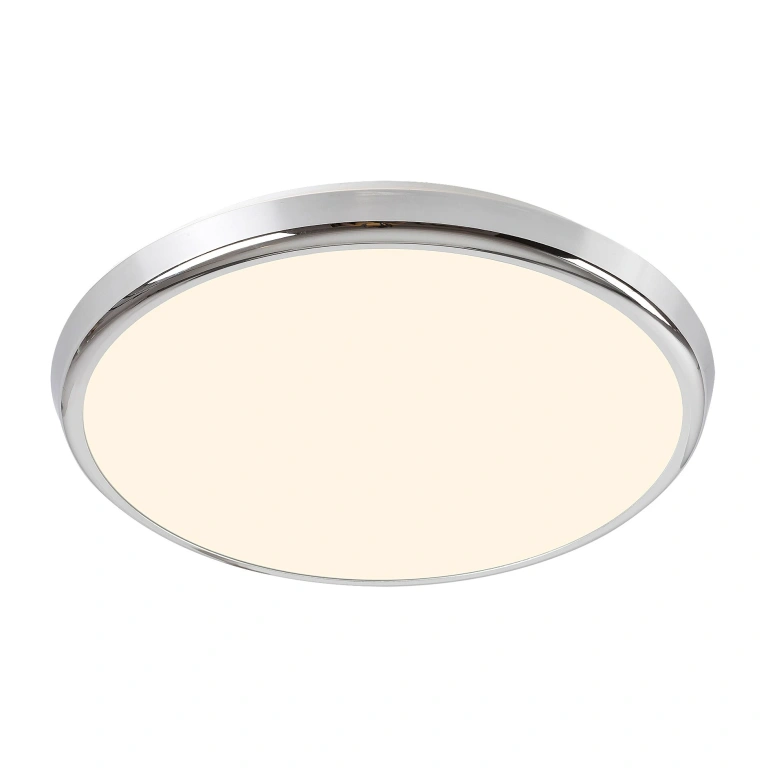 Плафон balthasar, chrome/white, rabalux, led 18w, 3000k-6500k, 1600lm, 3464