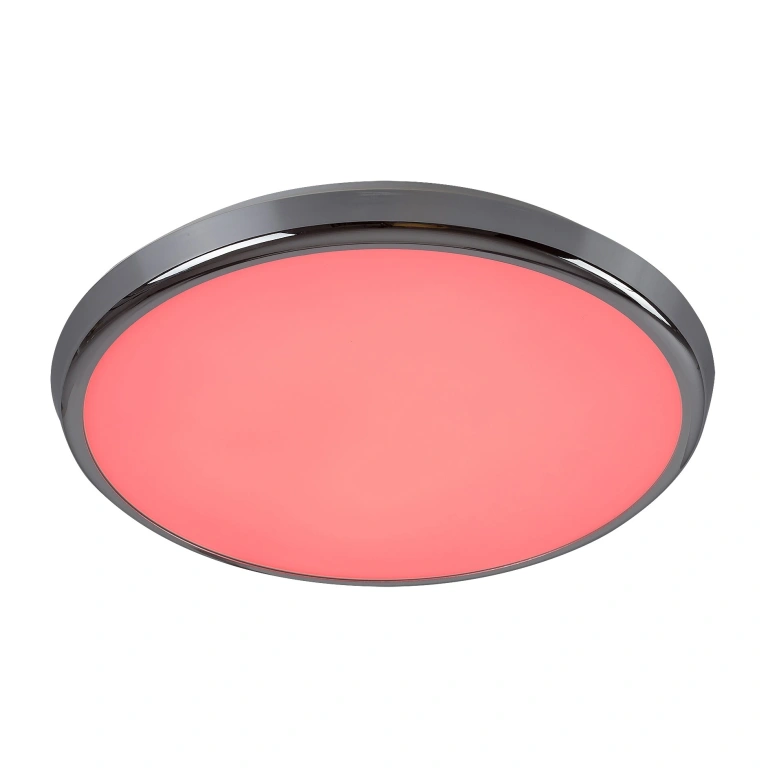Плафон balthasar, chrome/white, rabalux, led 18w, 3000k-6500k, 1600lm, 3464