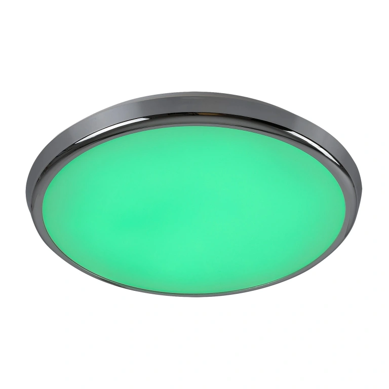 Плафон balthasar, chrome/white, rabalux, led 18w, 3000k-6500k, 1600lm, 3464