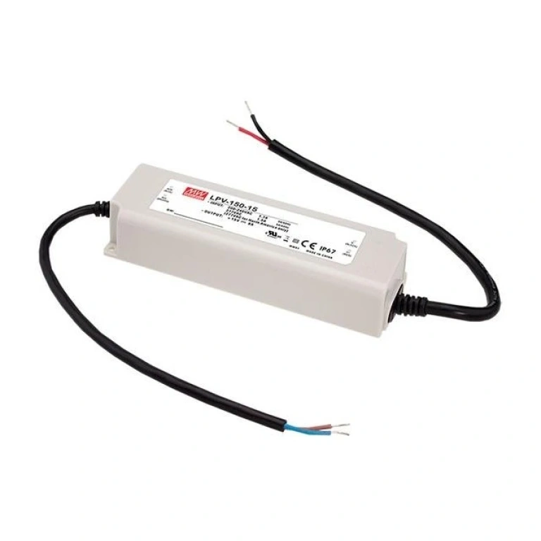 Лед захранване, meanwell, 12v, 150w, ip67, lpv-150-12