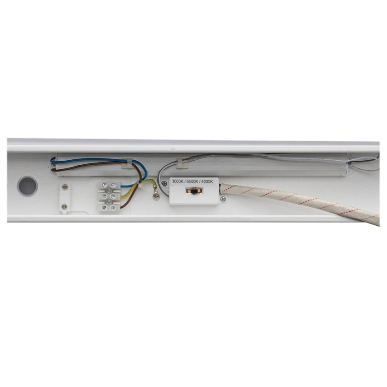 Led осветително тяло, 1200mm, 36w, 4100lm, бял, ultralux, llbs36cct