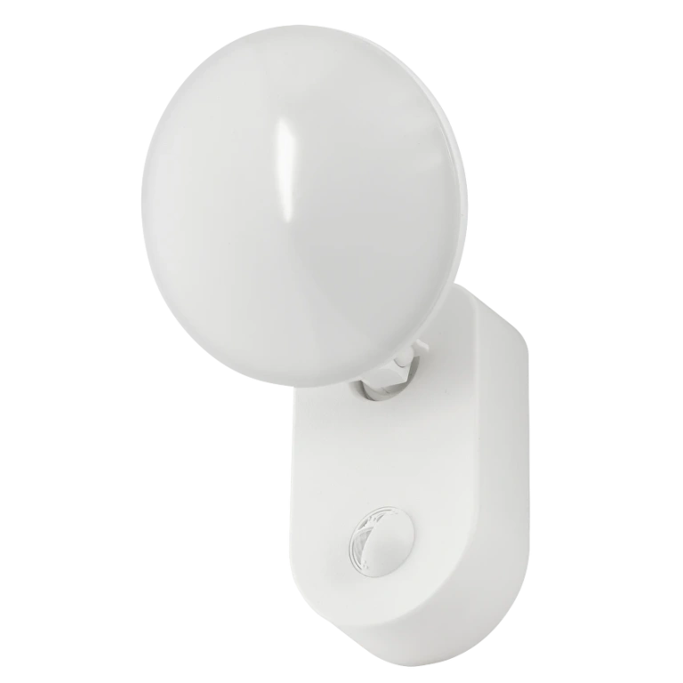 Led лампа с pir сензор за движение, 15w, 4000k, бял, ultralux, LLP1540