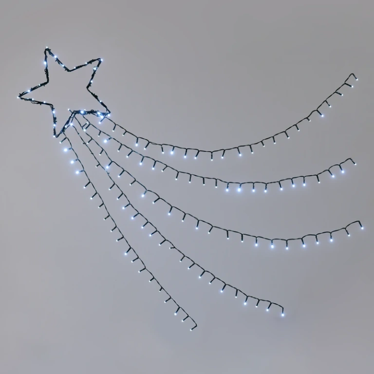 Светеща фигура с led лампички, 150 бр., студена светлина, 8 функции, 2.5w, X081502225