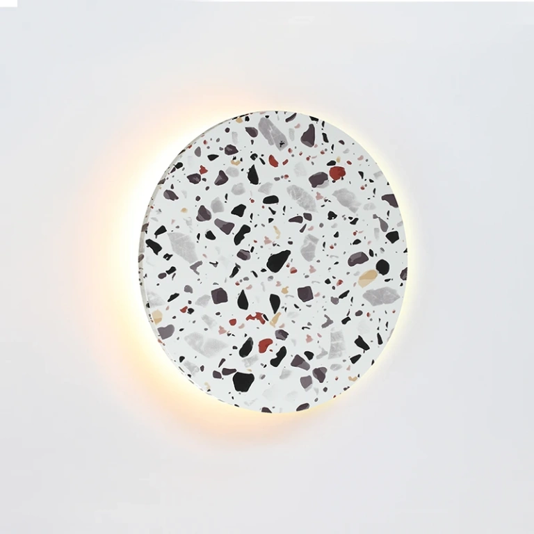 Аплик eclipse, terrazzo, aca lighting, led 10w, 3000k, 800lm, zm1710ledwt