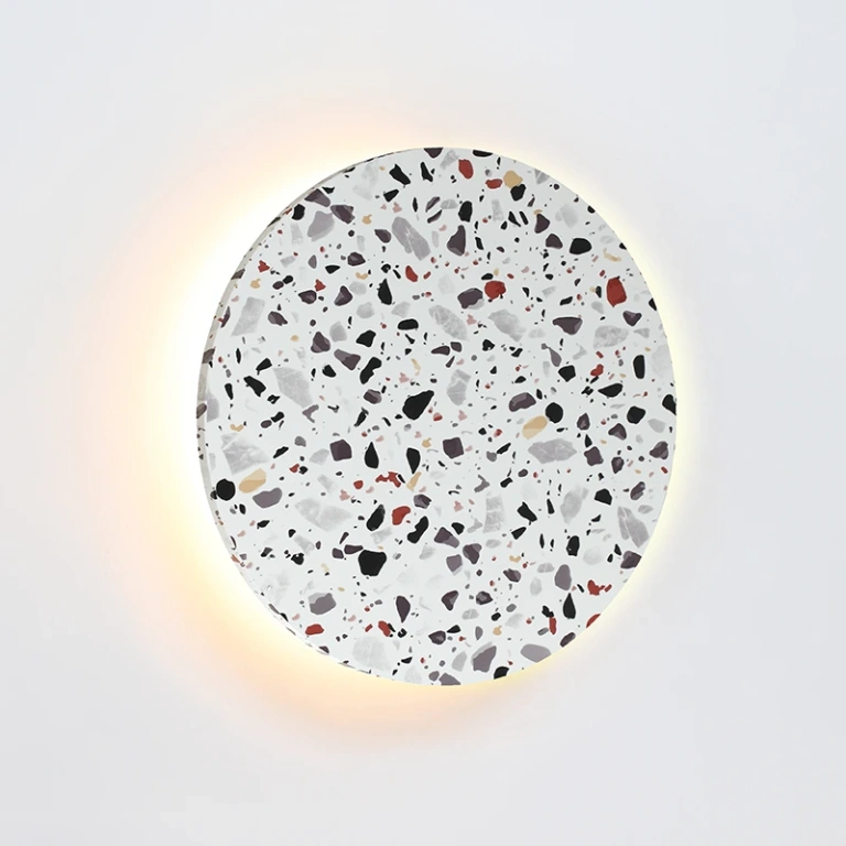 Аплик eclipse, terrazzo, aca lighting, led 15w, 3000k, 1200lm, zm1715ledwt