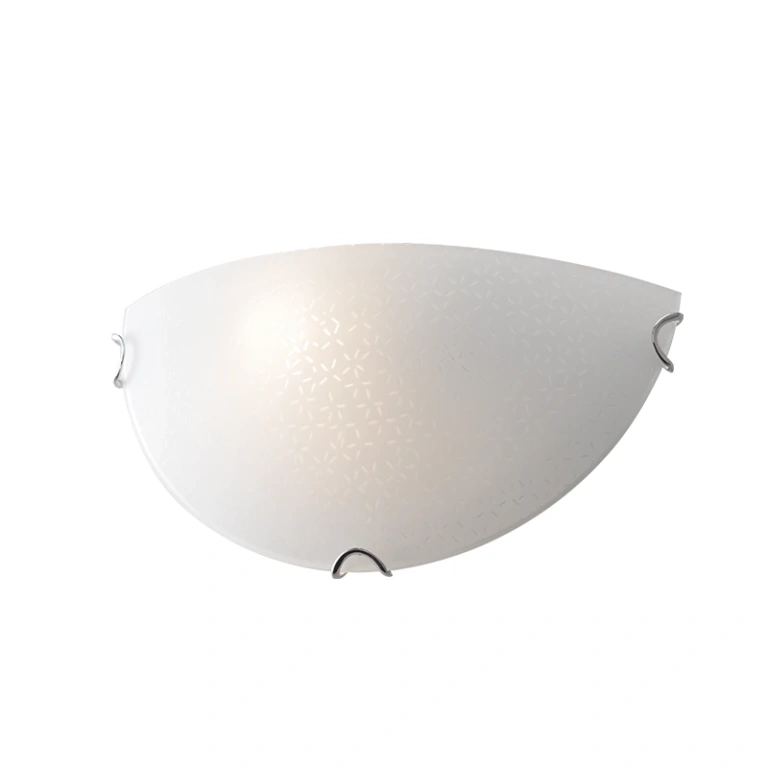 Аплик scilla, sandblast/clear/chrome, aca lighting, 1xE27, dl08302