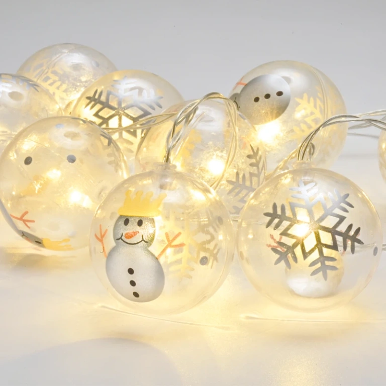 Коледни led лампички на батерии 3xАА, 10бр., 150см., топла светлина, 0.45W, X061011247